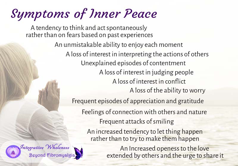 Symptoms of Inner Peace